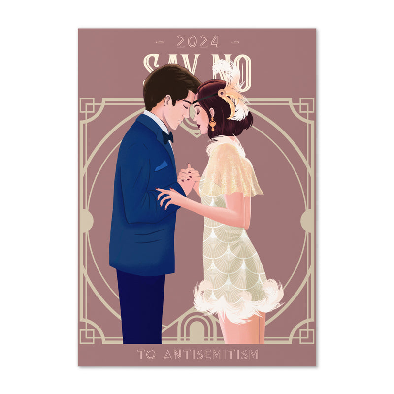 Art Deco Love Story | Greeting Card
