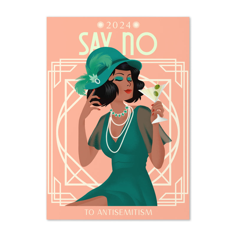 Art Deco Love Story | Greeting Card