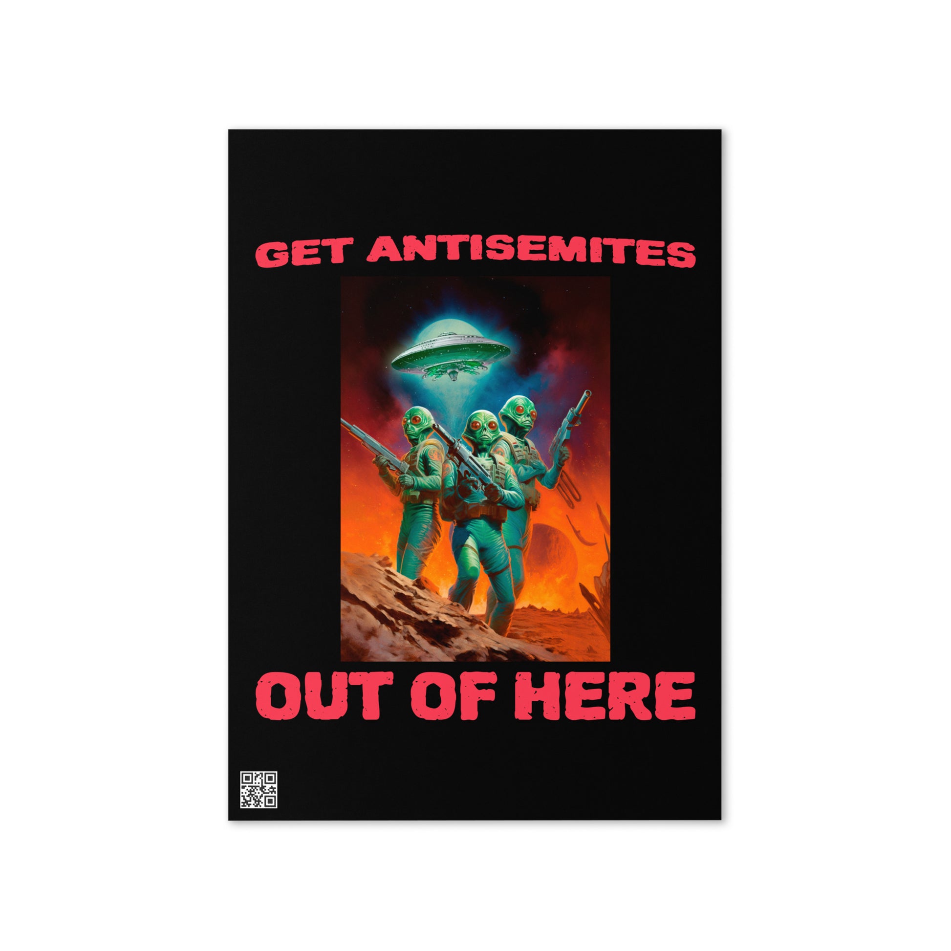 Get Alien Out | Antisemitism | Greeting Card