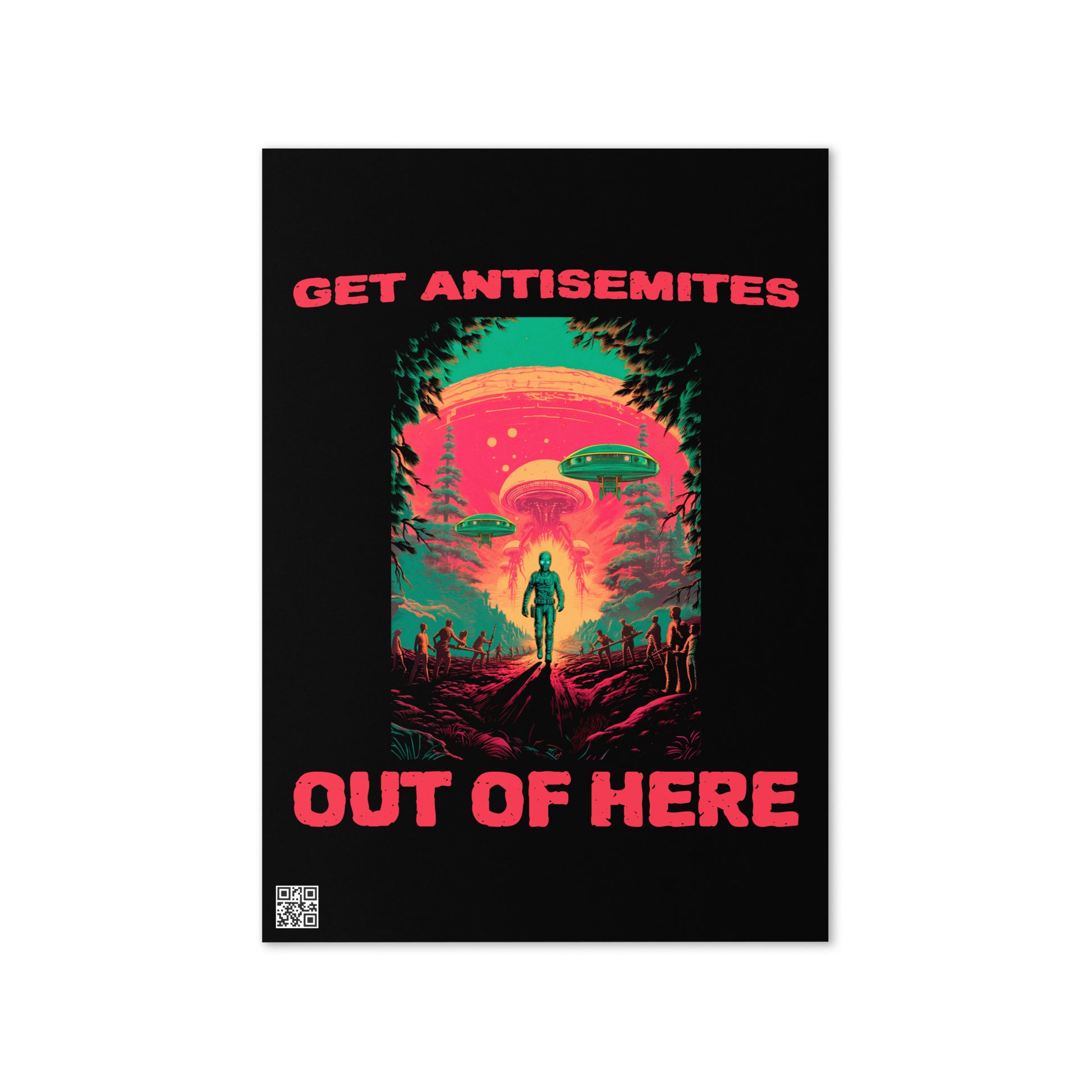 Get Alien Out | Antisemitism | Greeting Card