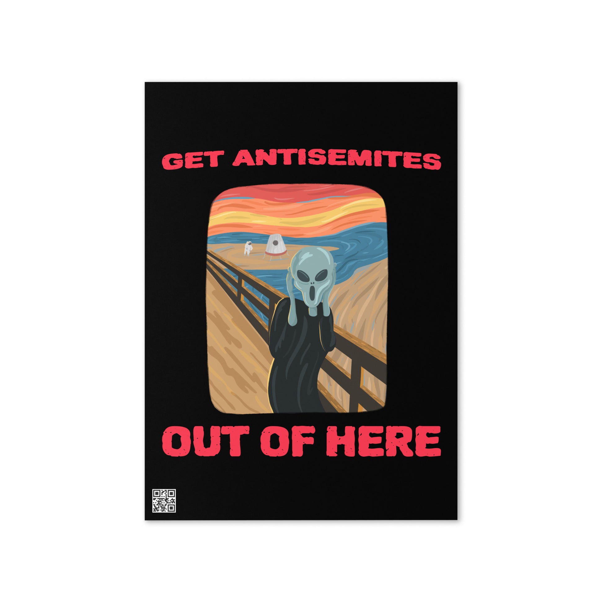 Get Alien Out | Antisemitism | Greeting Card