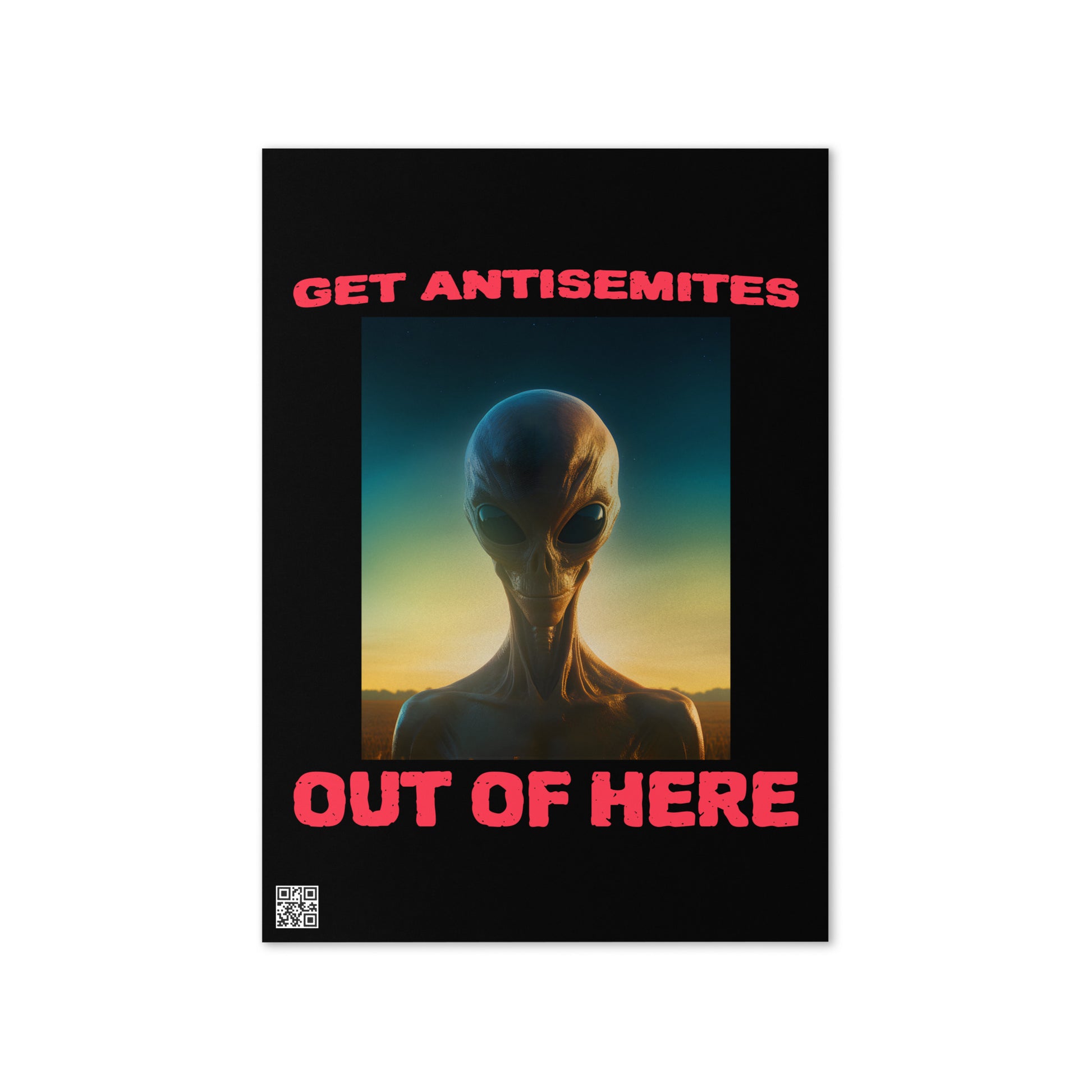 Get Alien Out | Antisemitism | Greeting Card
