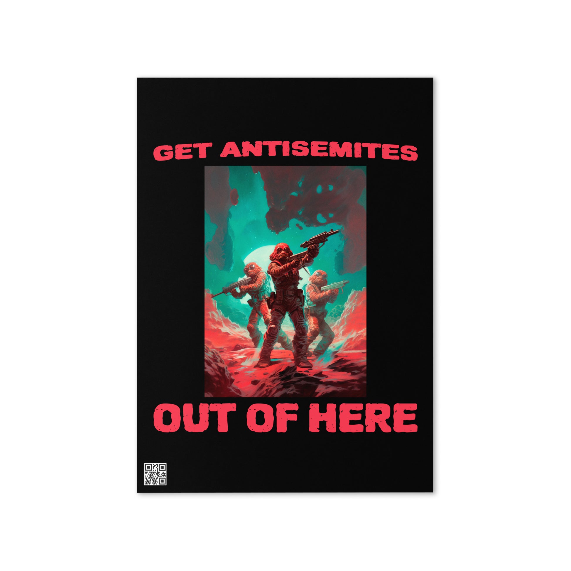 Get Alien Out | Antisemitism | Greeting Card