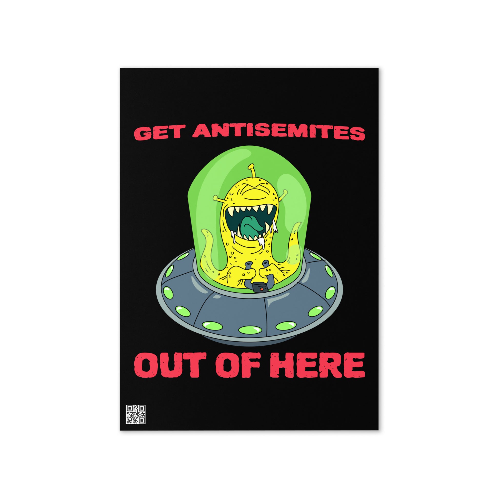 Get Alien Out | Antisemitism | Greeting Card