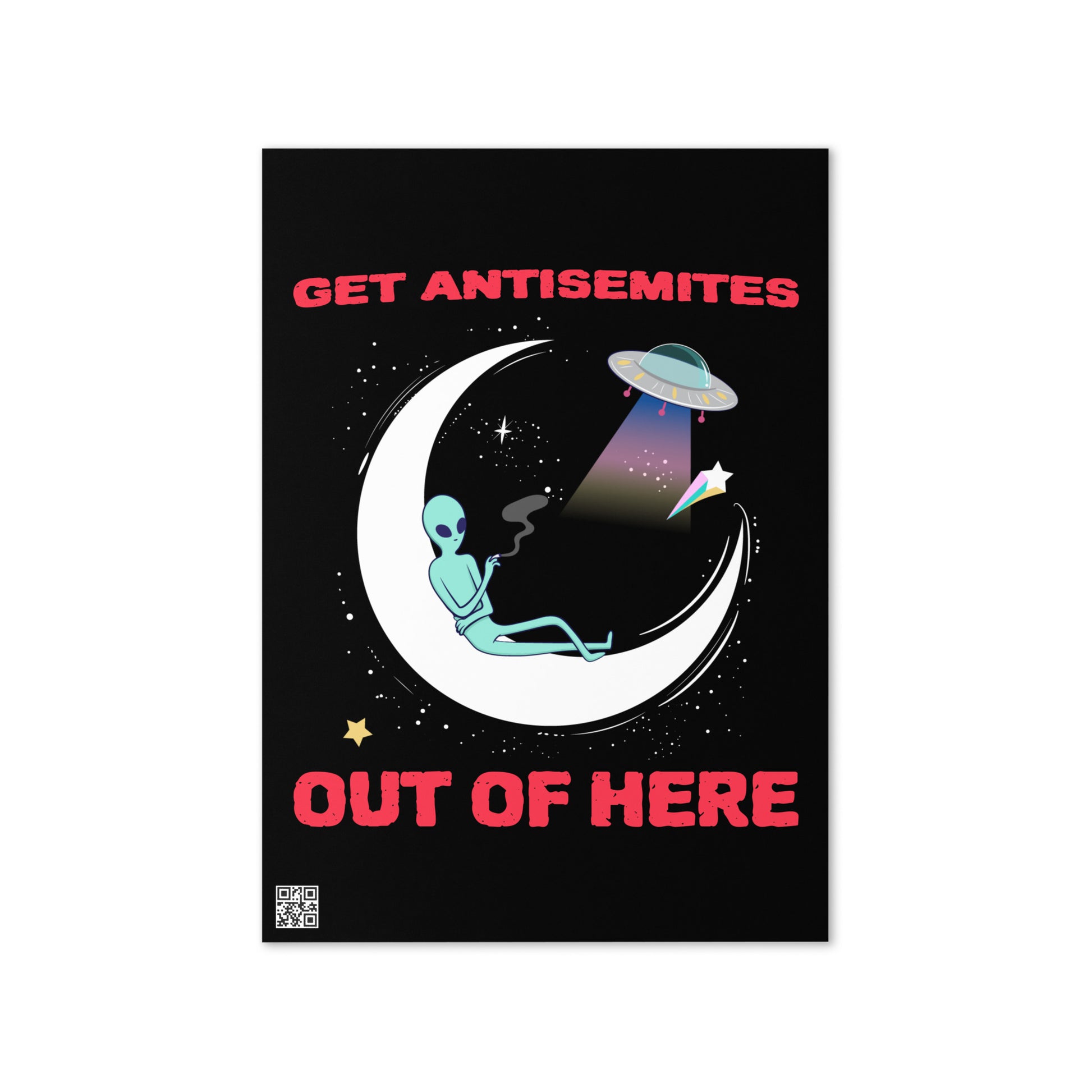Get Alien Out | Antisemitism | Greeting Card