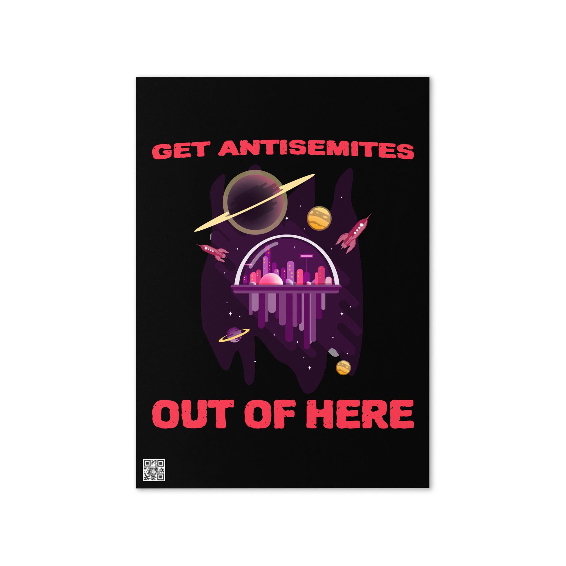 Get Alien Out | Antisemitism | Greeting Card