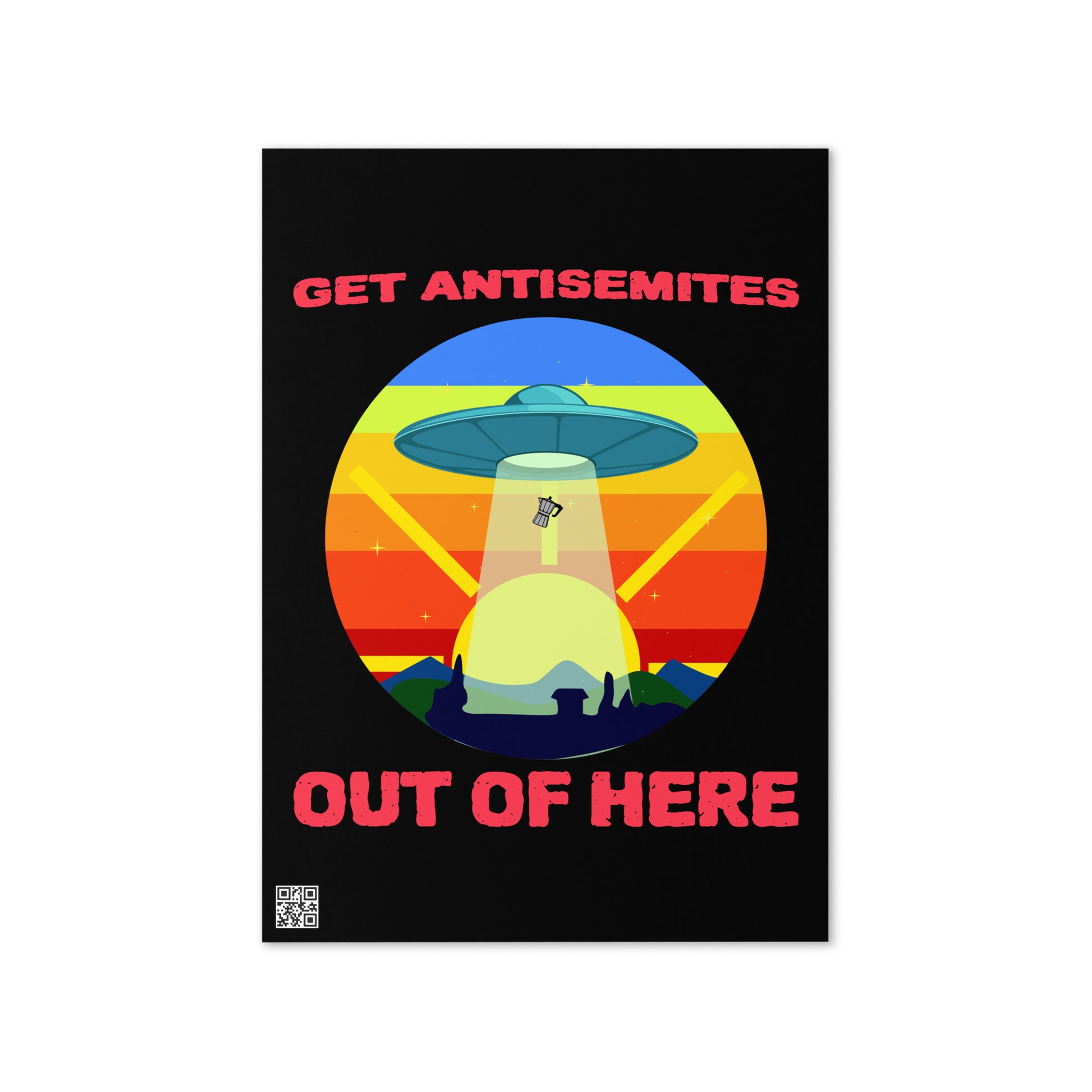 Get Alien Out | Antisemitism | Greeting Card