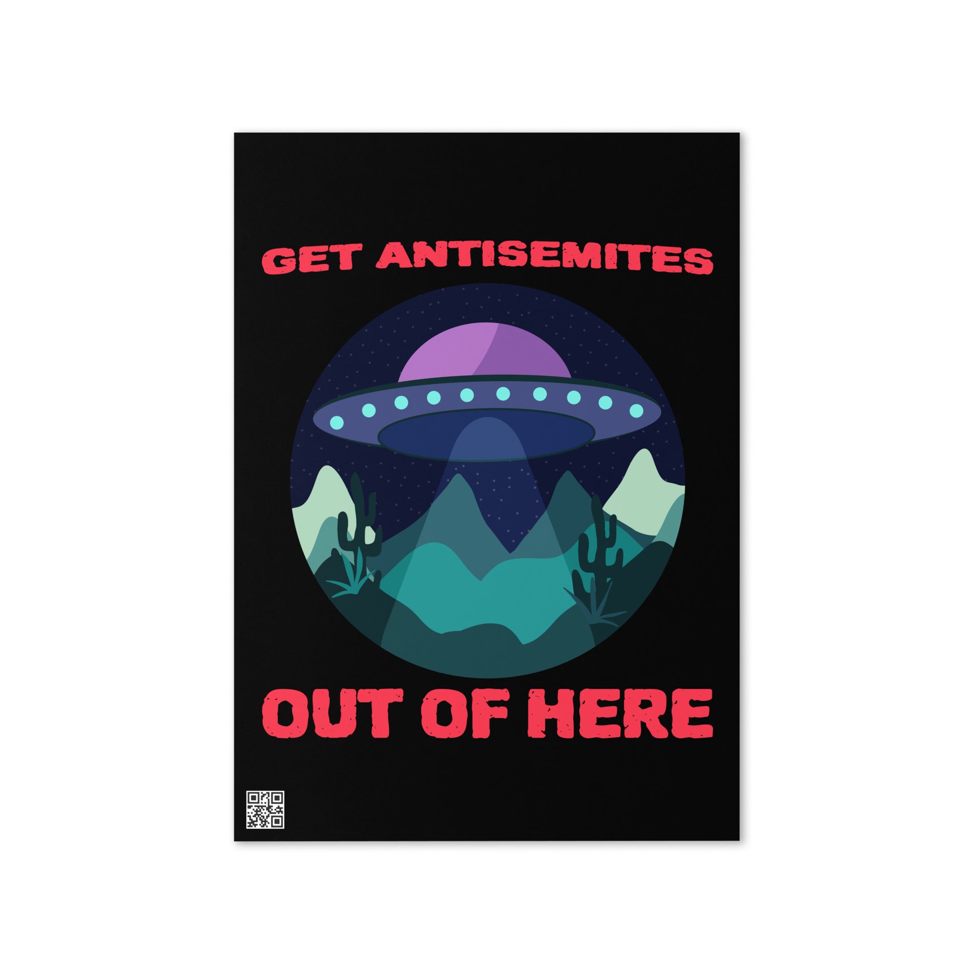 Get Alien Out | Antisemitism | Greeting Card