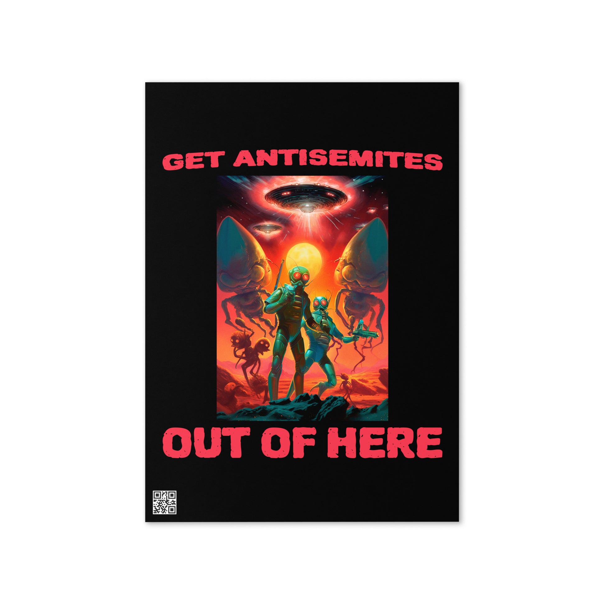 Get Alien Out | Antisemitism | Greeting Card