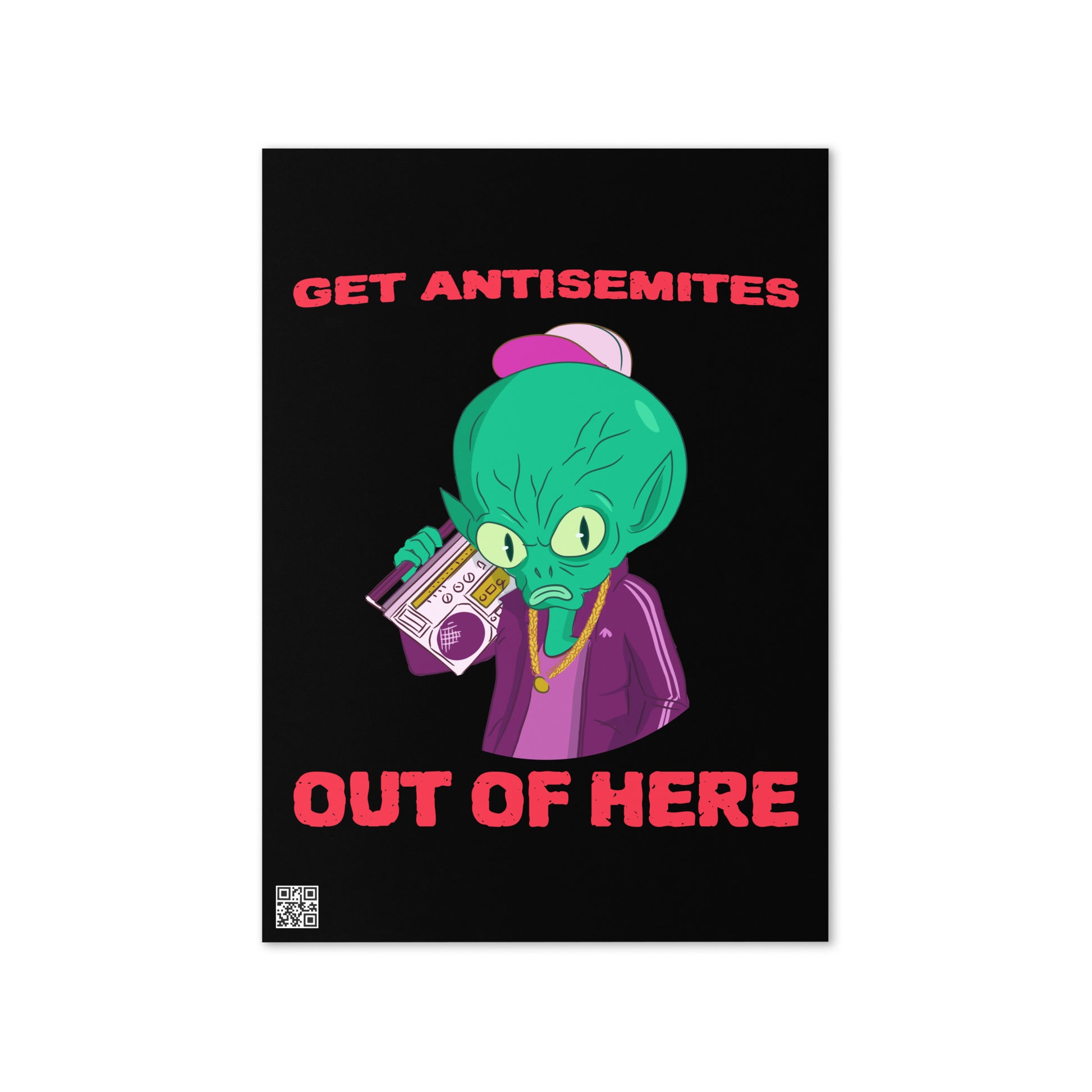 Get Alien Out | Antisemitism | Greeting Card