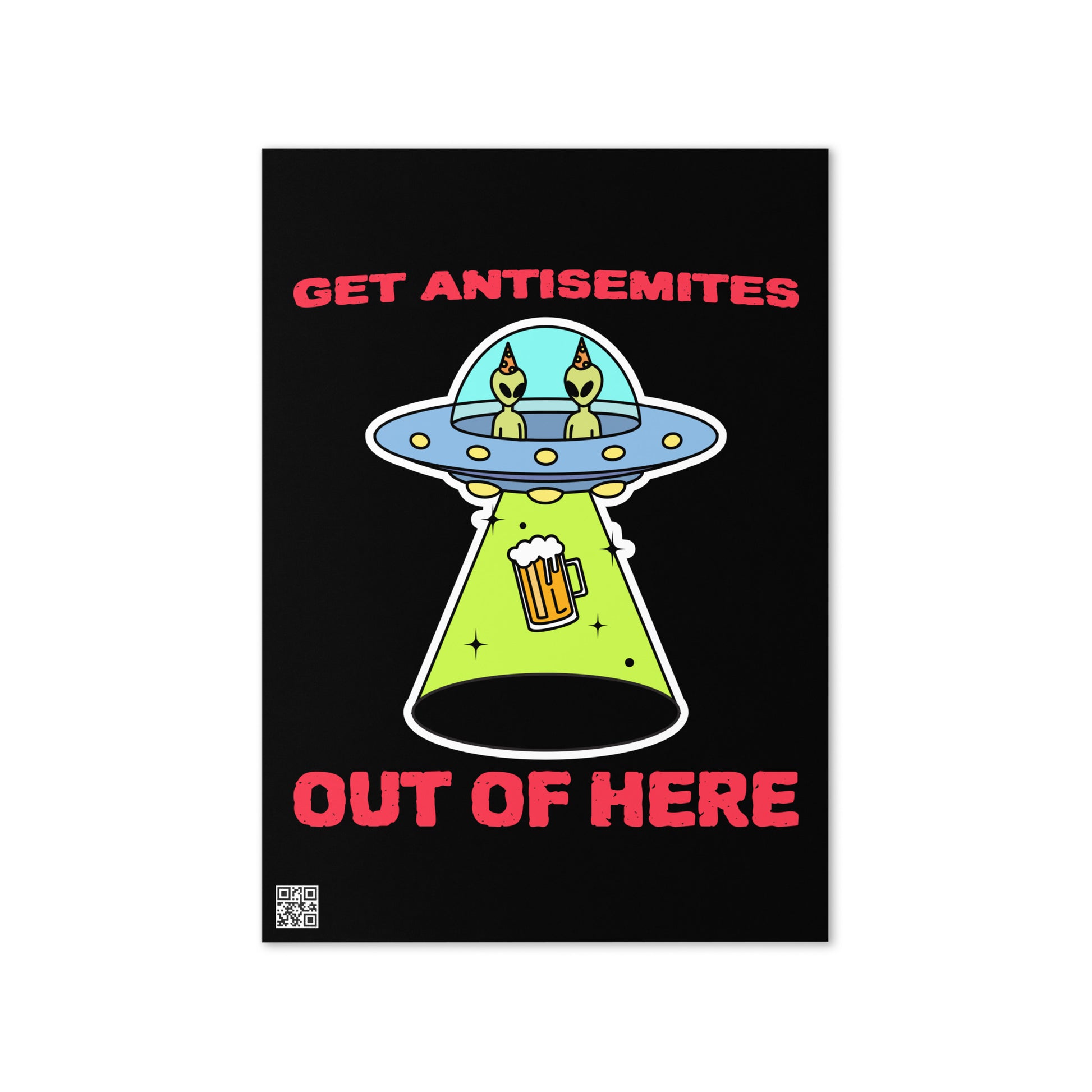 Get Alien Out | Antisemitism | Greeting Card