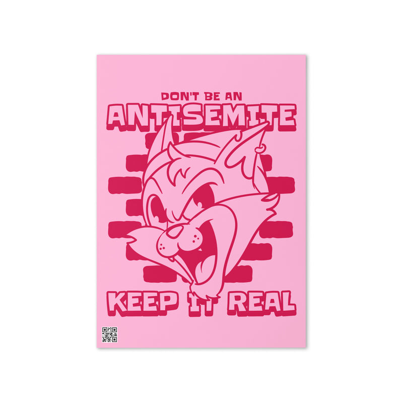 Streetart Graffiti Cartoon | Antisemitism | Greeting Card