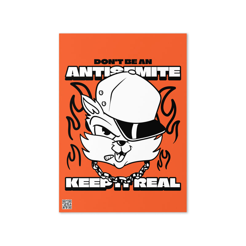 Streetart Graffiti Cartoon | Antisemitism | Greeting Card