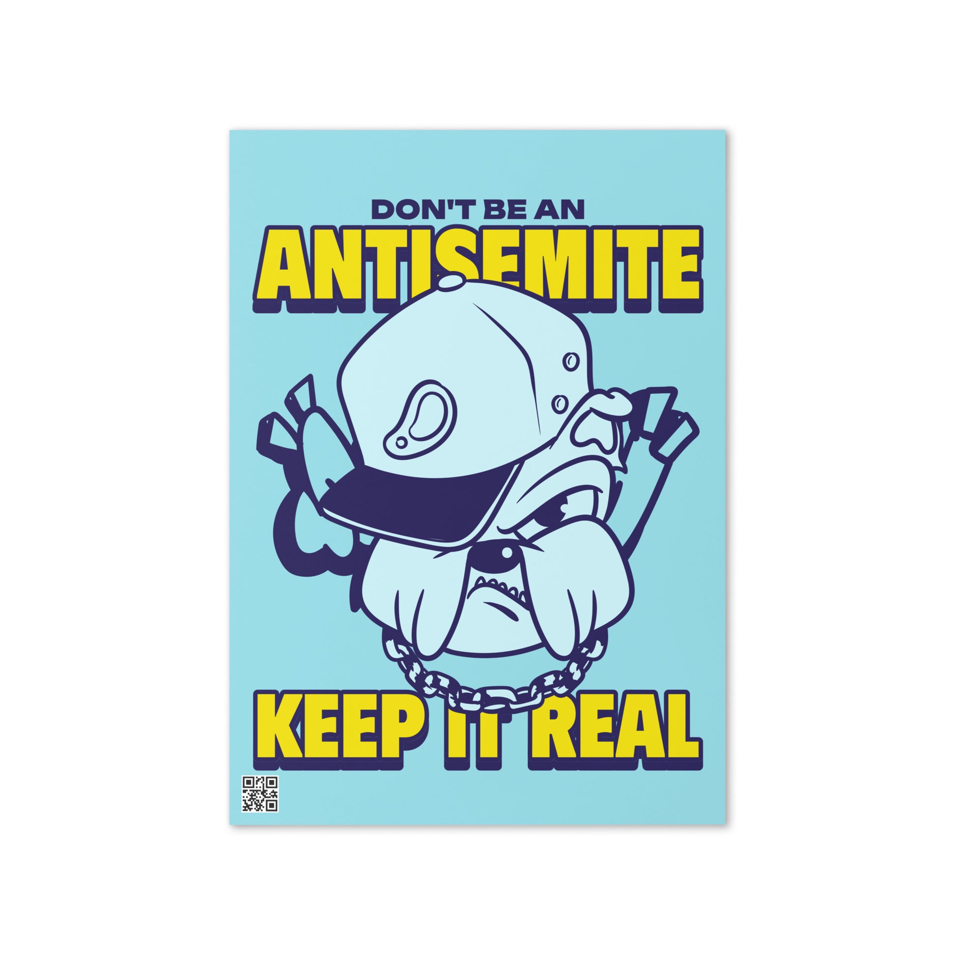 Streetart Graffiti Cartoon | Antisemitism | Greeting Card