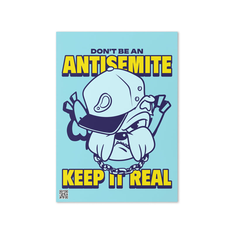 Streetart Graffiti Cartoon | Antisemitism | Greeting Card