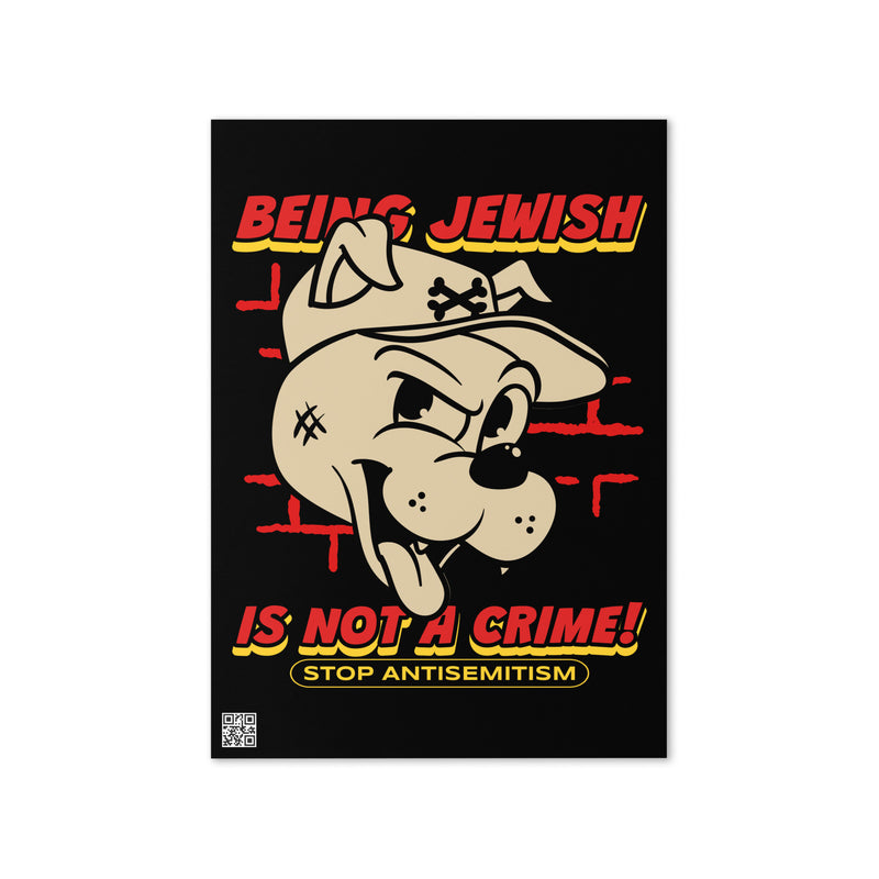 Streetart Graffiti Cartoon | Antisemitism | Greeting Card