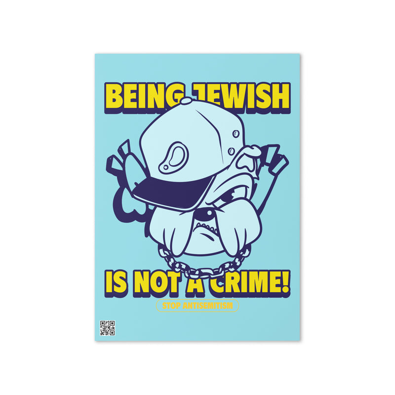Streetart Graffiti Cartoon | Antisemitism | Greeting Card