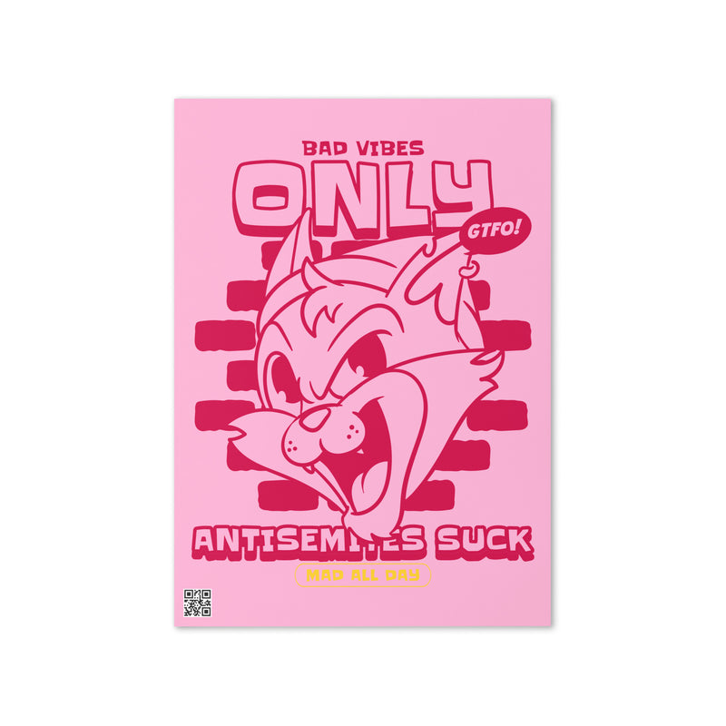 Streetart Graffiti Cartoon | Antisemitism | Greeting Card