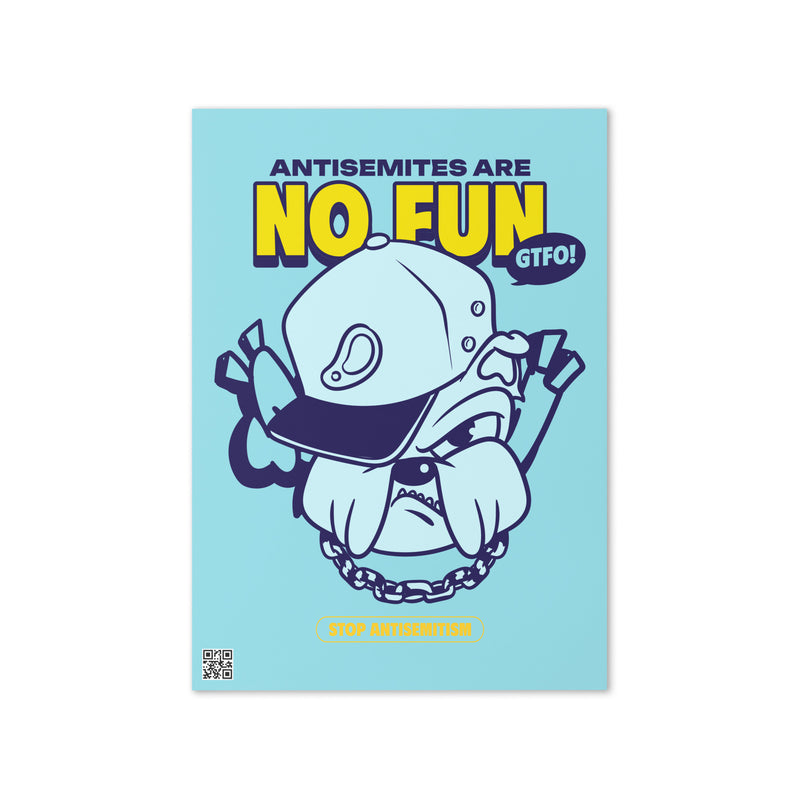 Streetart Graffiti Cartoon | Antisemitism | Greeting Card