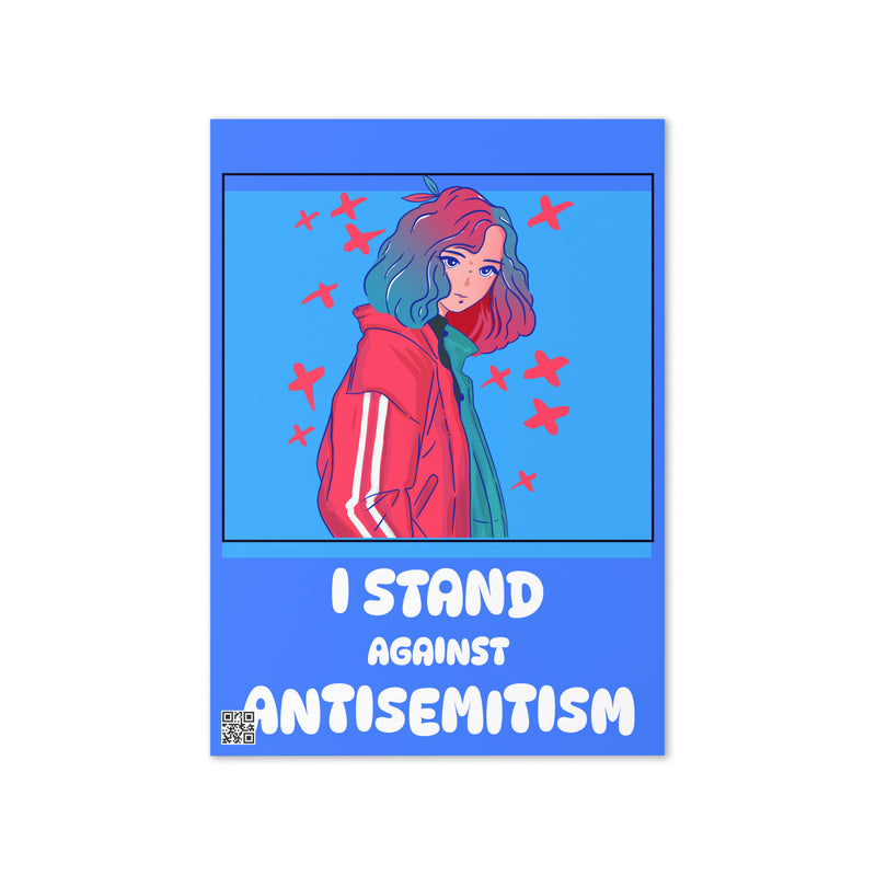 I Stand Against Antisemitism | Greeting Card