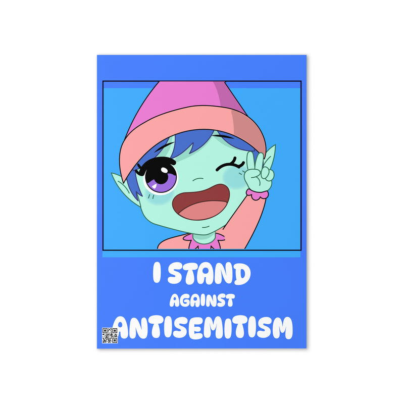 I Stand Against Antisemitism | Greeting Card