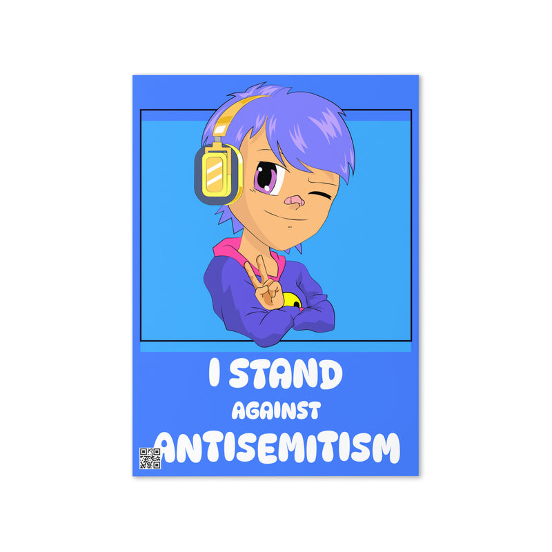 I Stand Against Antisemitism | Greeting Card