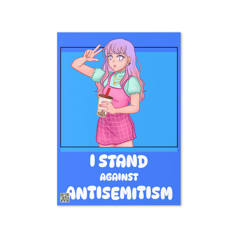 I Stand Against Antisemitism | Greeting Card