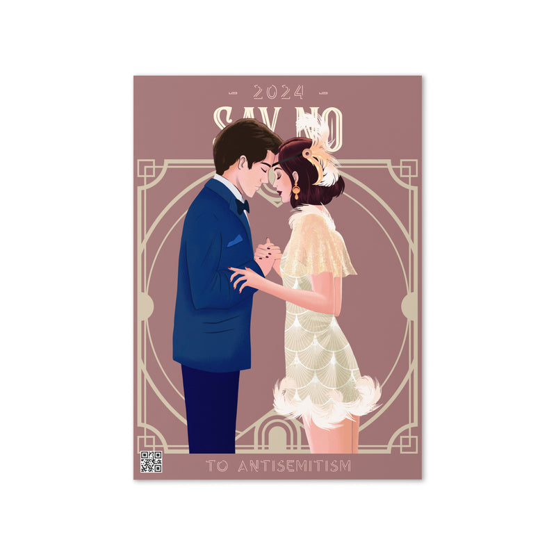 Art Deco Love Story | Greeting Card