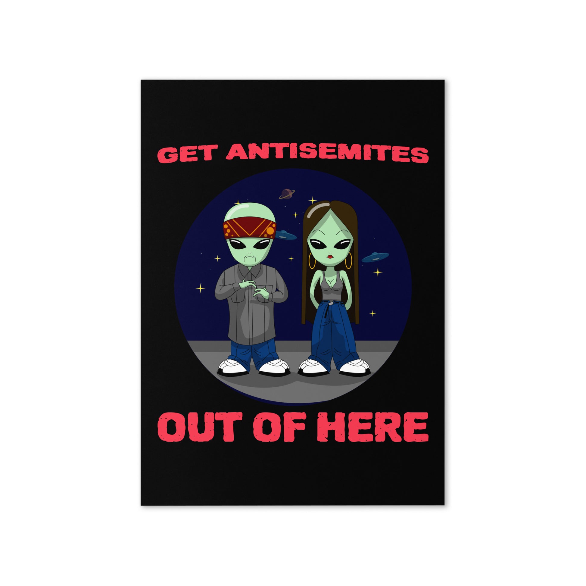 Get Alien Out | Antisemitism | Greeting Card