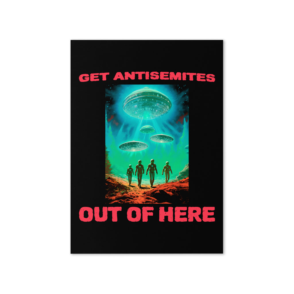 Get Alien Out | Antisemitism | Greeting Card