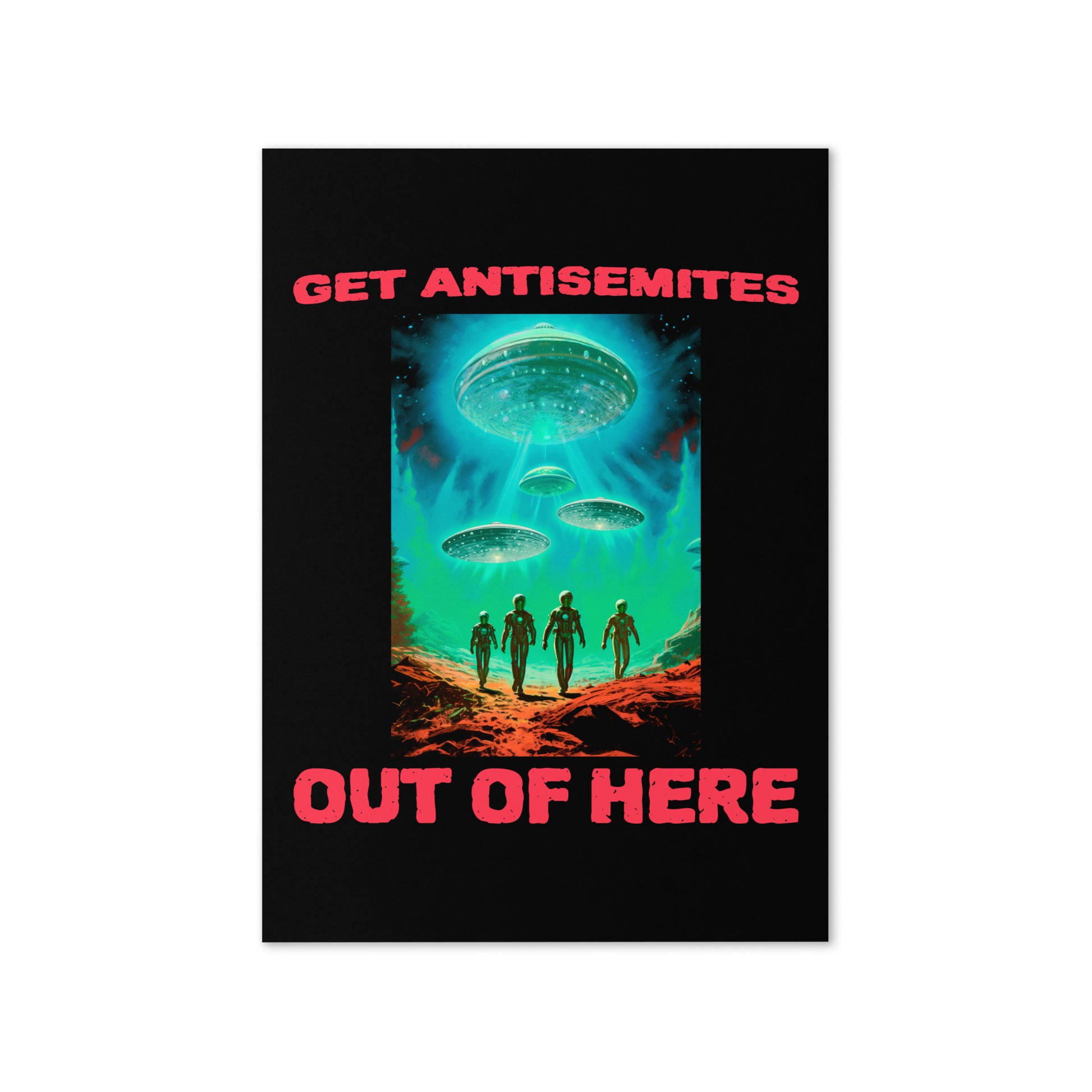 Get Alien Out | Antisemitism | Greeting Card