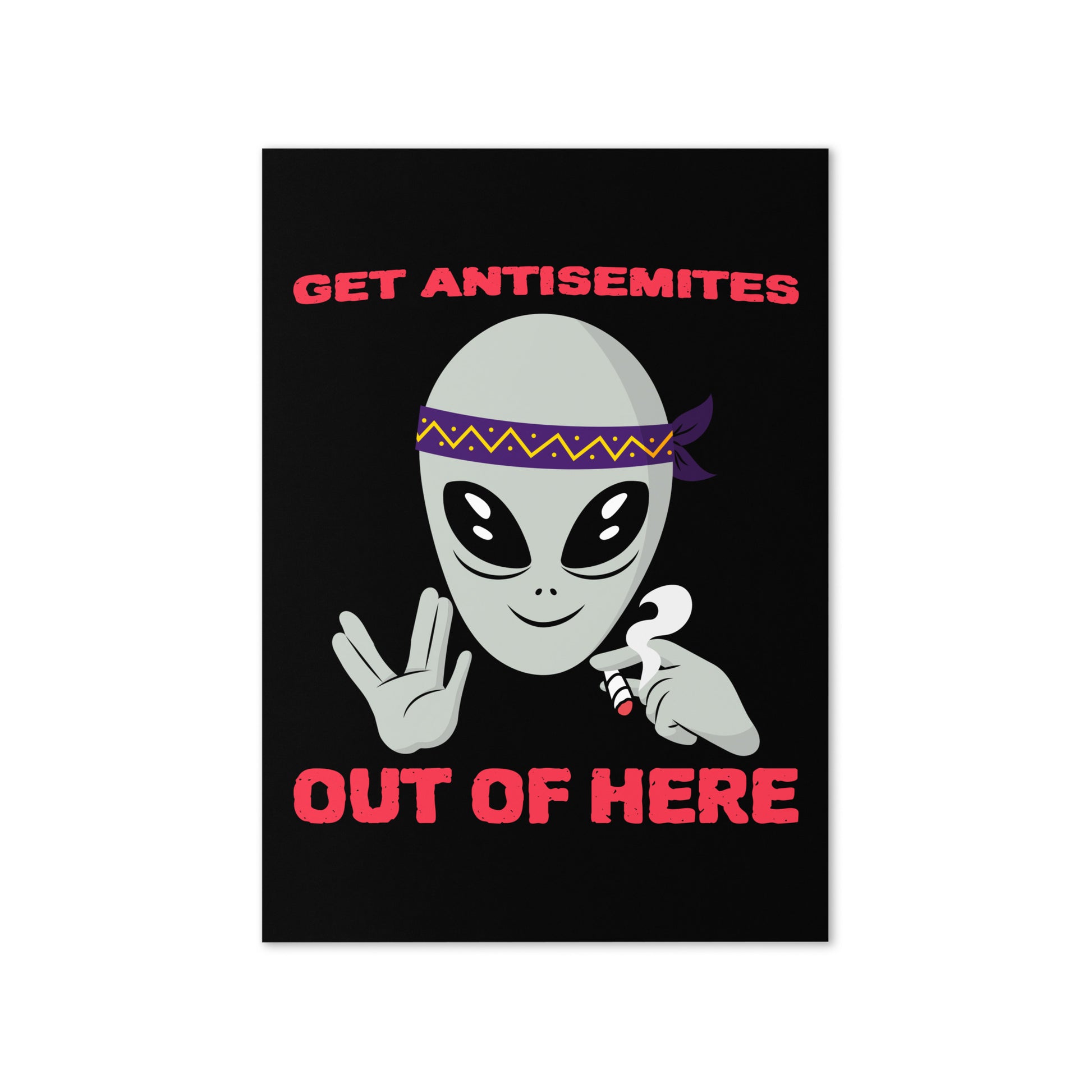 Get Alien Out | Antisemitism | Greeting Card