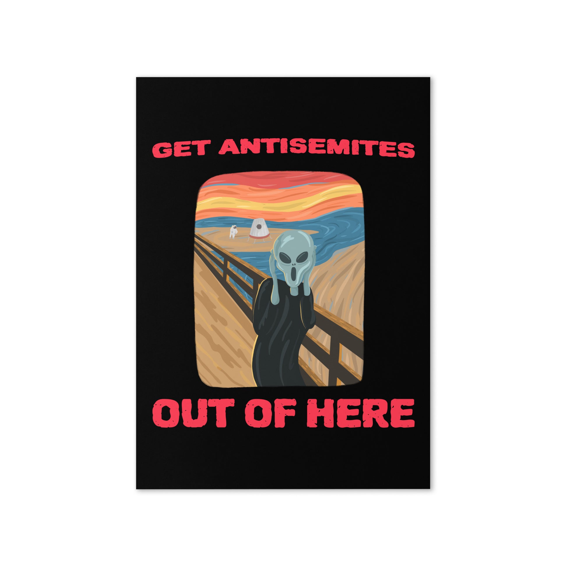 Get Alien Out | Antisemitism | Greeting Card
