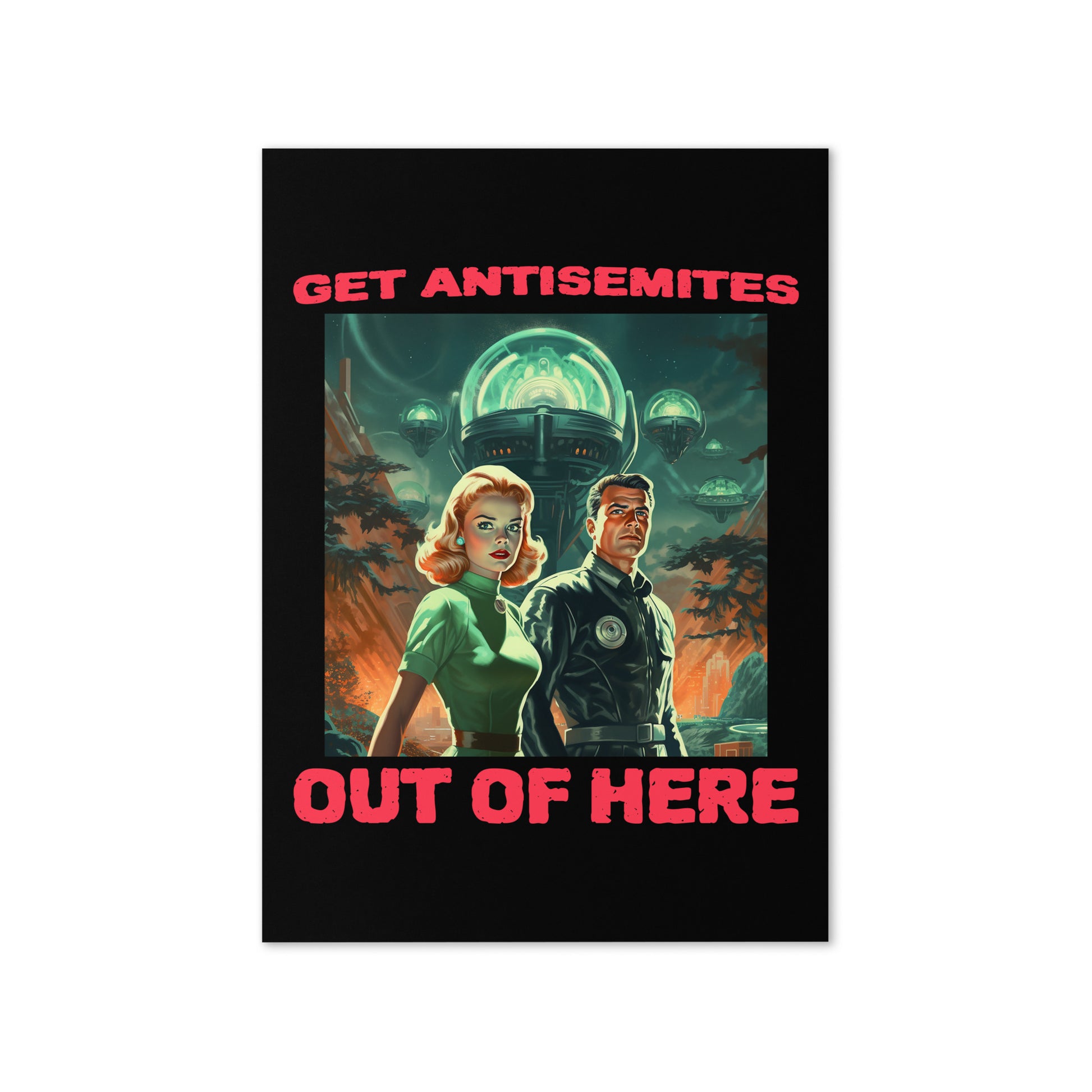 Get Alien Out | Antisemitism | Greeting Card