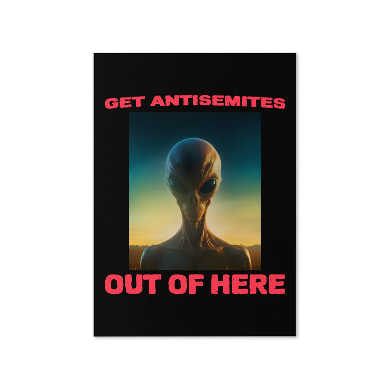 Get Alien Out | Antisemitism | Greeting Card