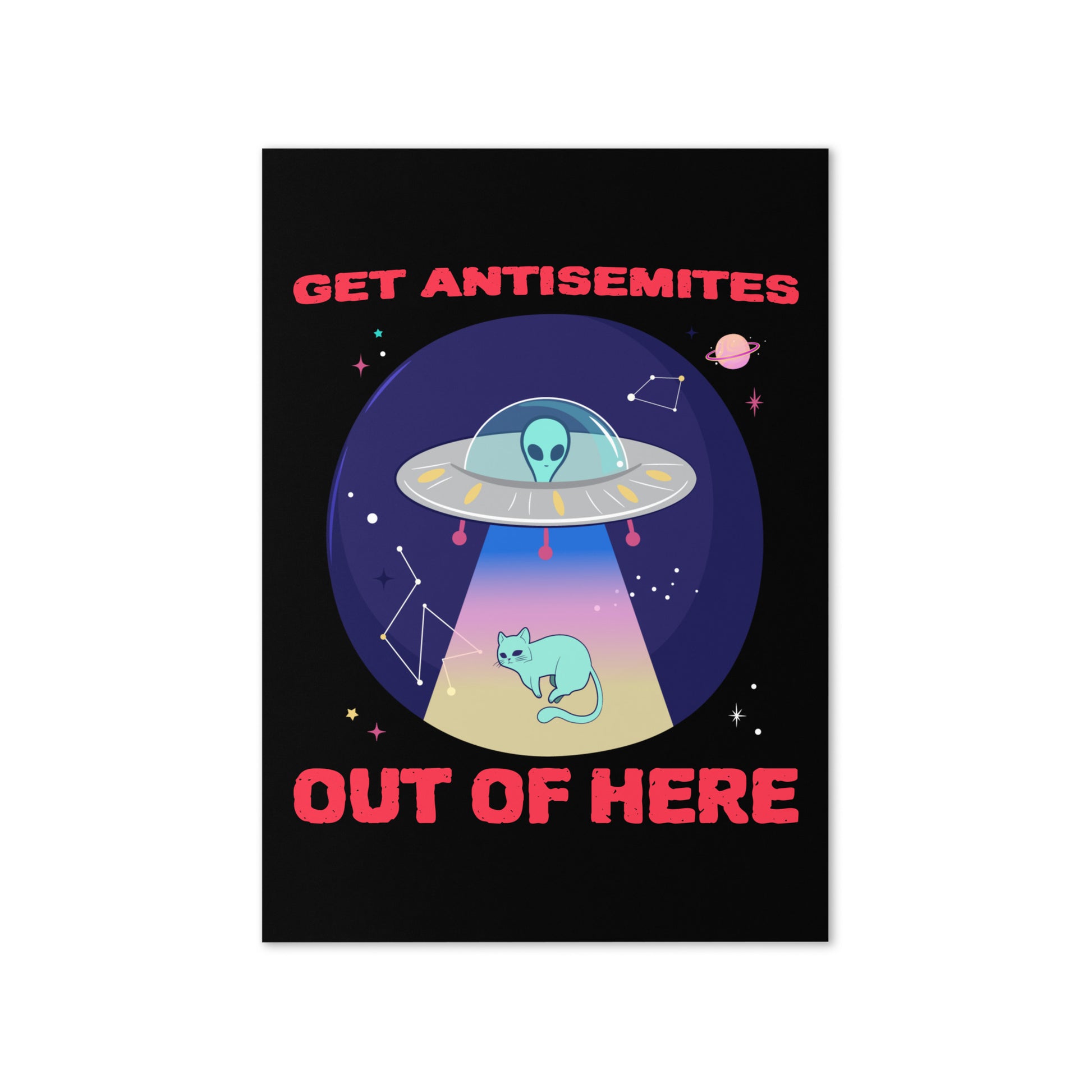 Get Alien Out | Antisemitism | Greeting Card