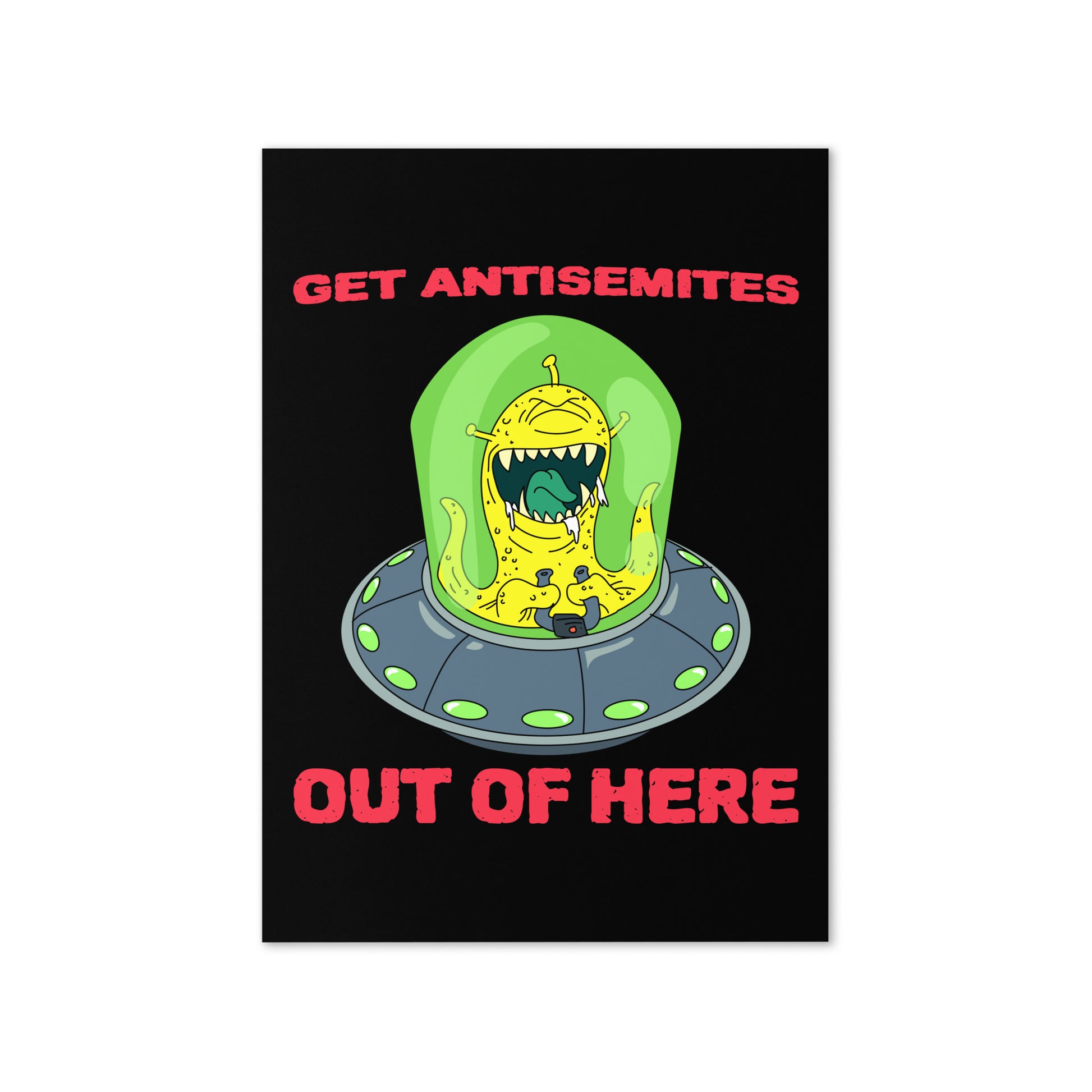 Get Alien Out | Antisemitism | Greeting Card