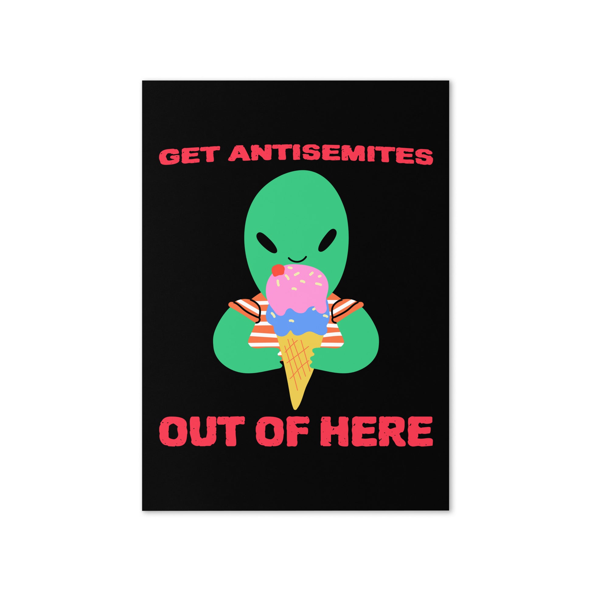 Get Alien Out | Antisemitism | Greeting Card
