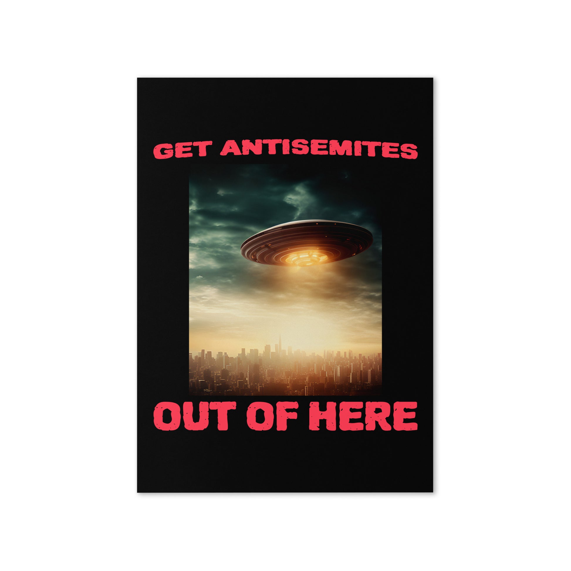 Get Alien Out | Antisemitism | Greeting Card
