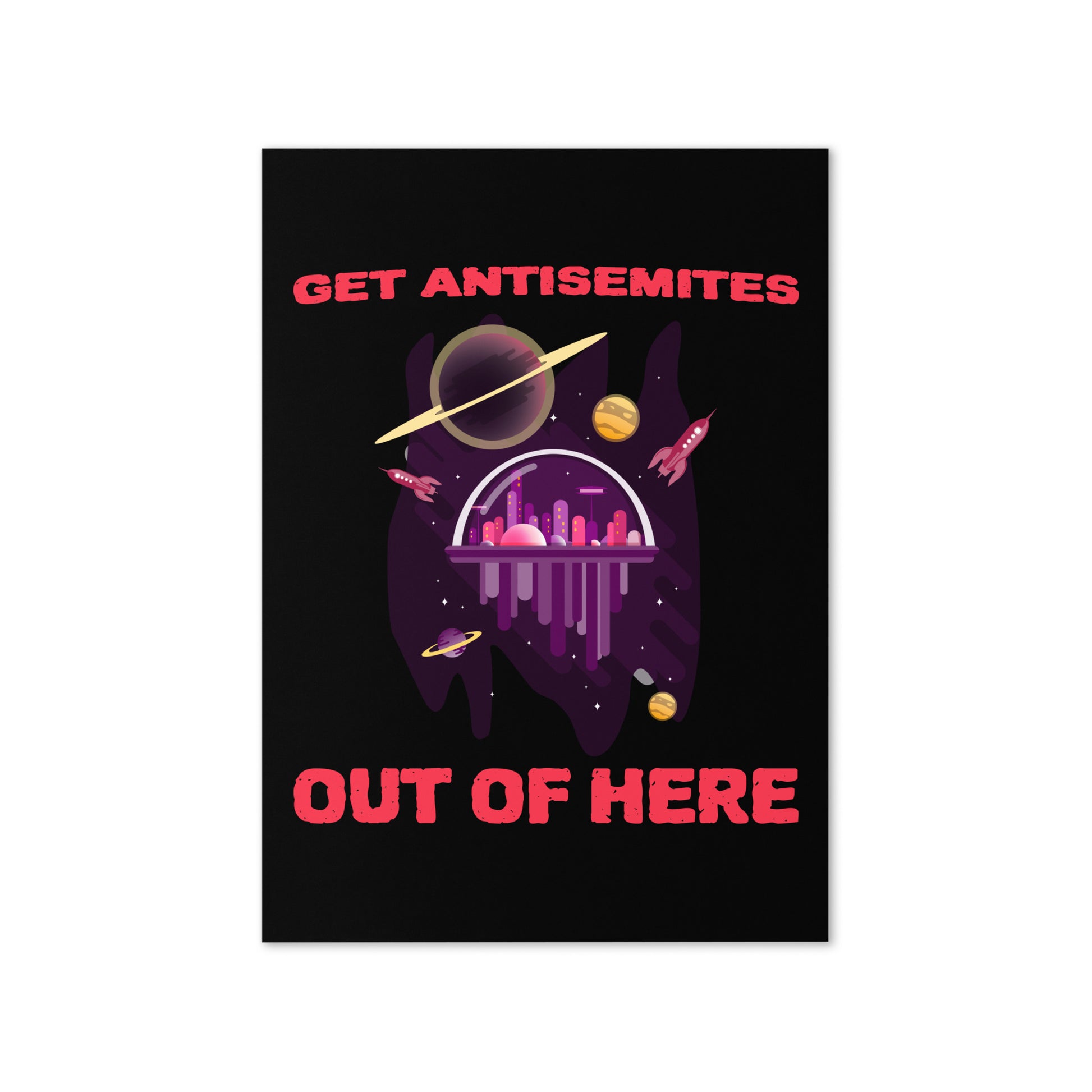 Get Alien Out | Antisemitism | Greeting Card