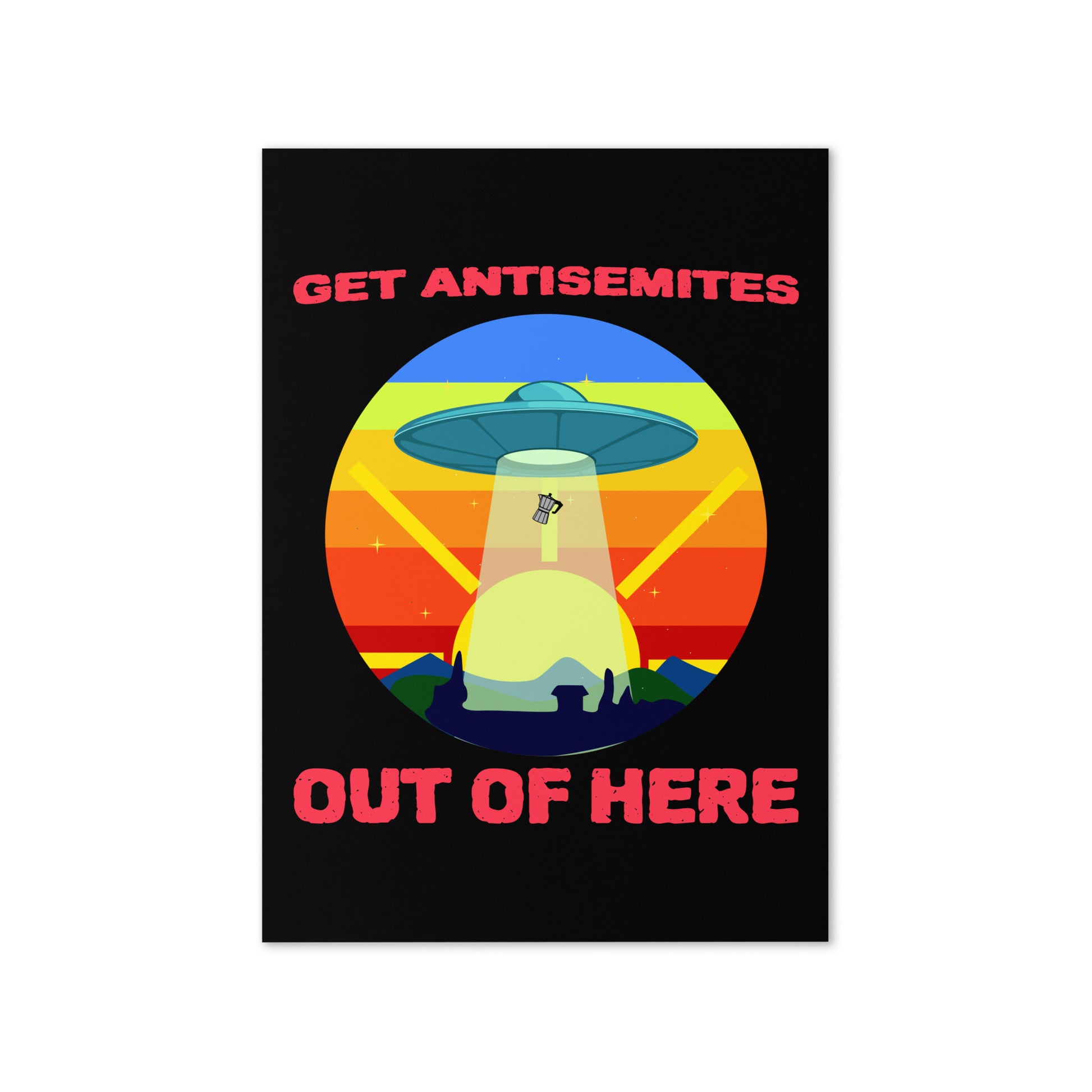 Get Alien Out | Antisemitism | Greeting Card
