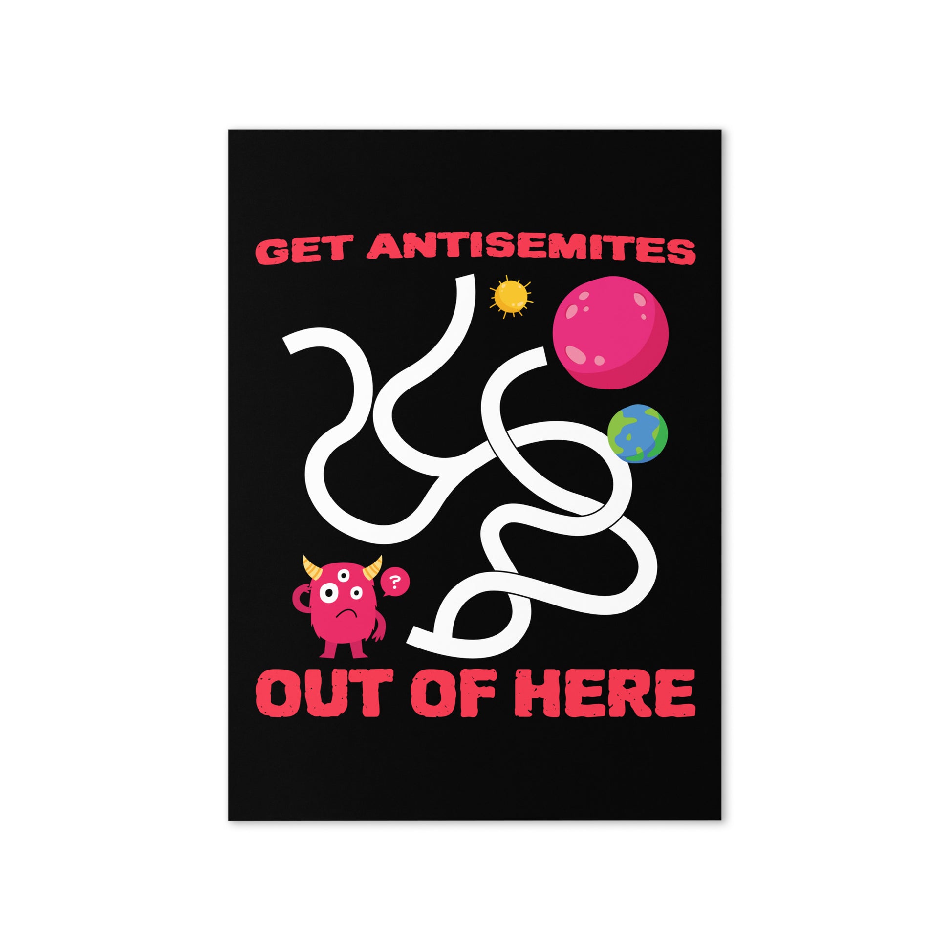Get Alien Out | Antisemitism | Greeting Card