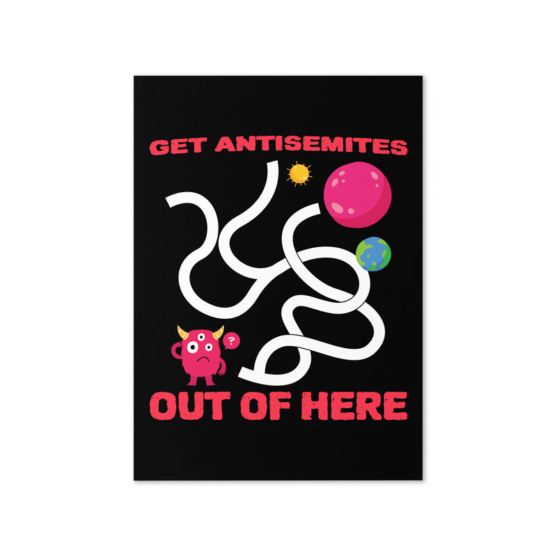 Get Alien Out | Antisemitism | Greeting Card