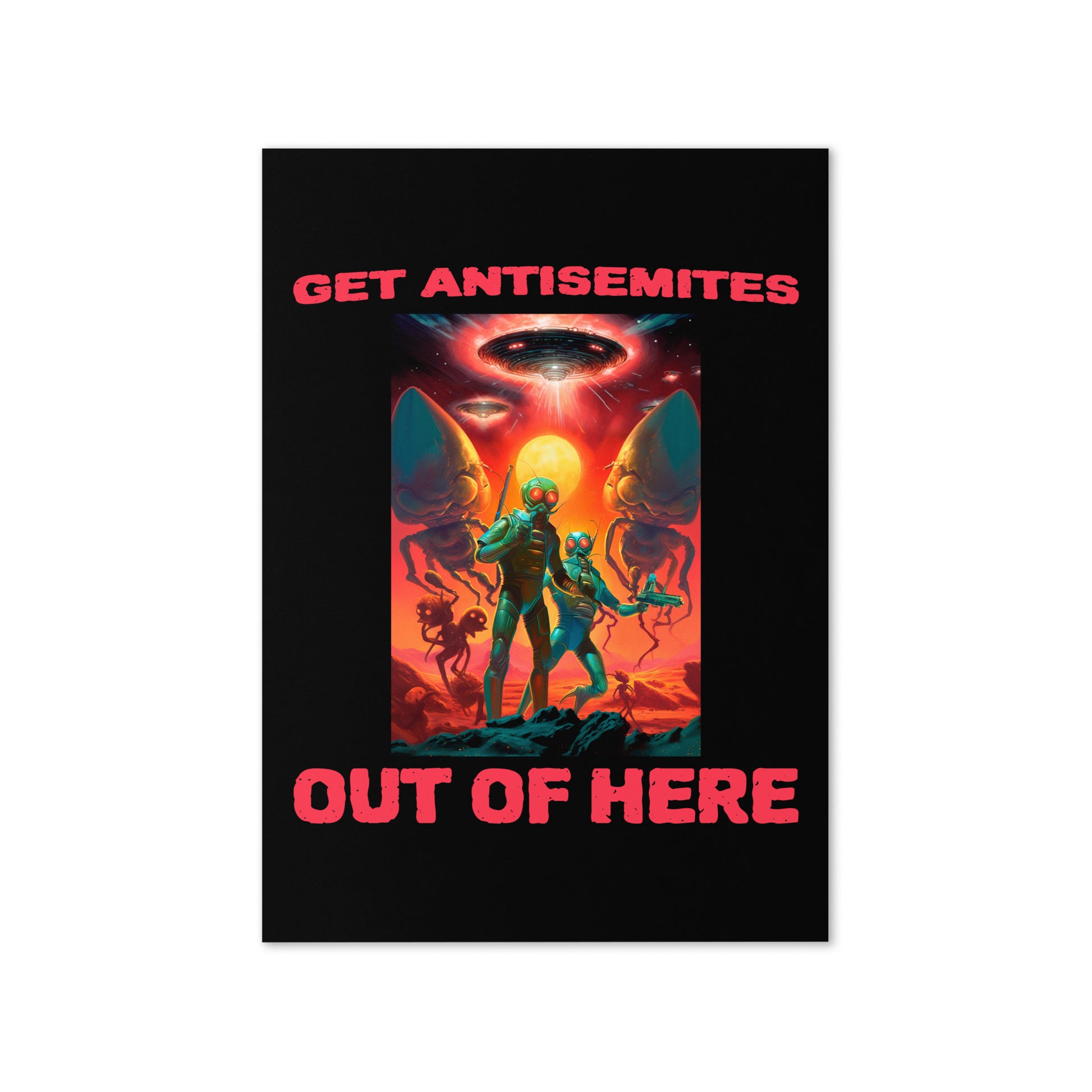 Get Alien Out | Antisemitism | Greeting Card