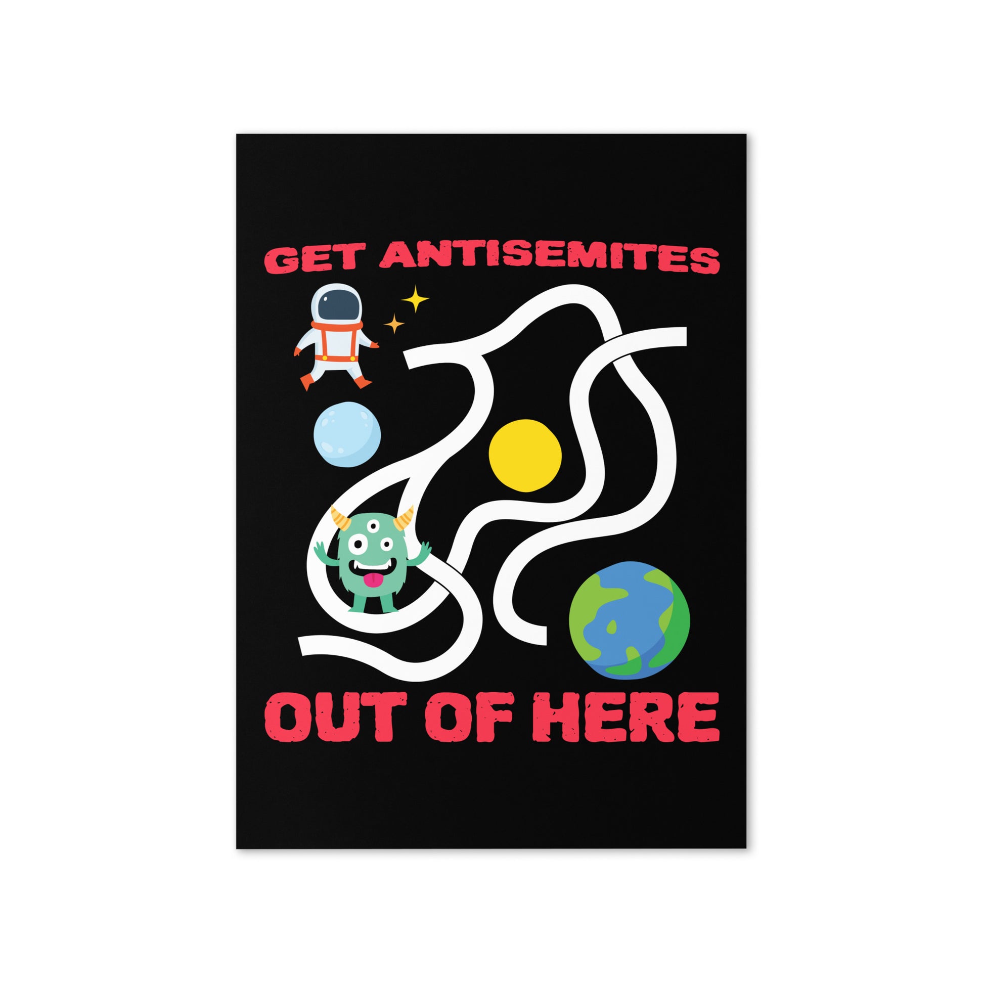 Get Alien Out | Antisemitism | Greeting Card