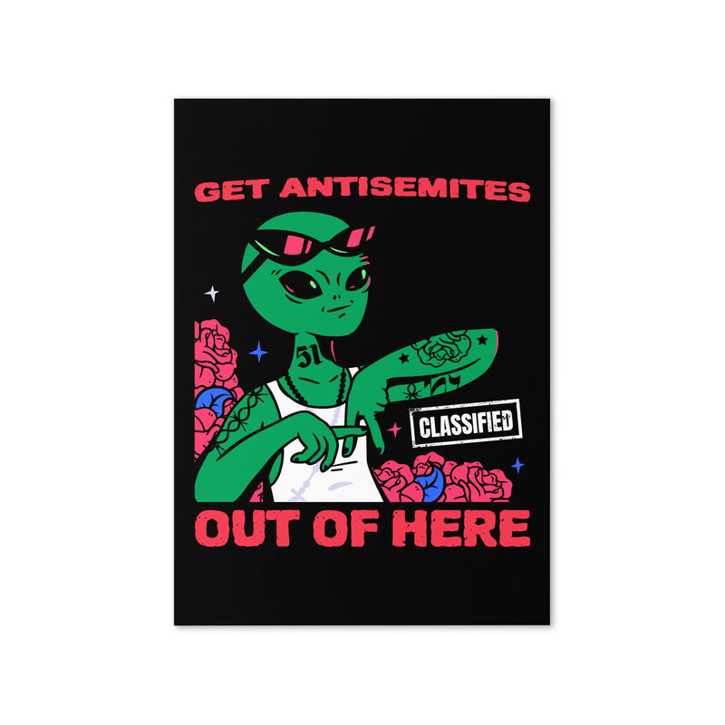 Get Alien Out | Antisemitism | Greeting Card