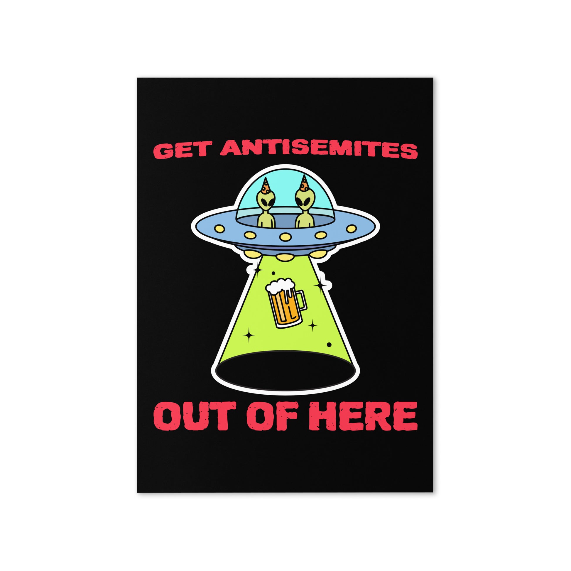 Get Alien Out | Antisemitism | Greeting Card