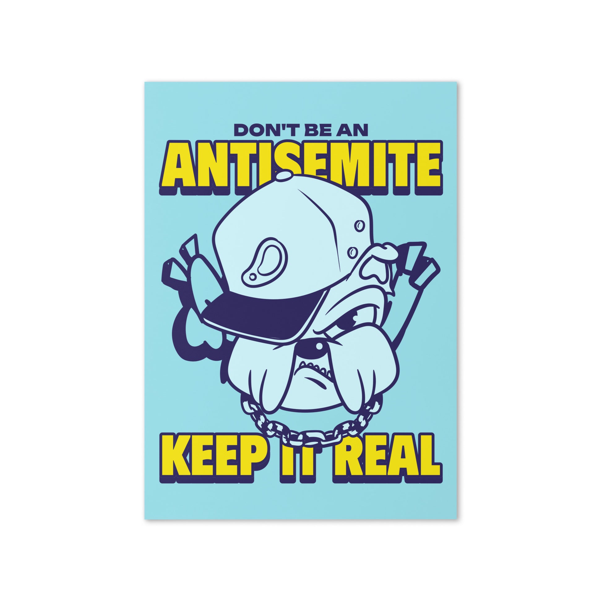 Streetart Graffiti Cartoon | Antisemitism | Greeting Card