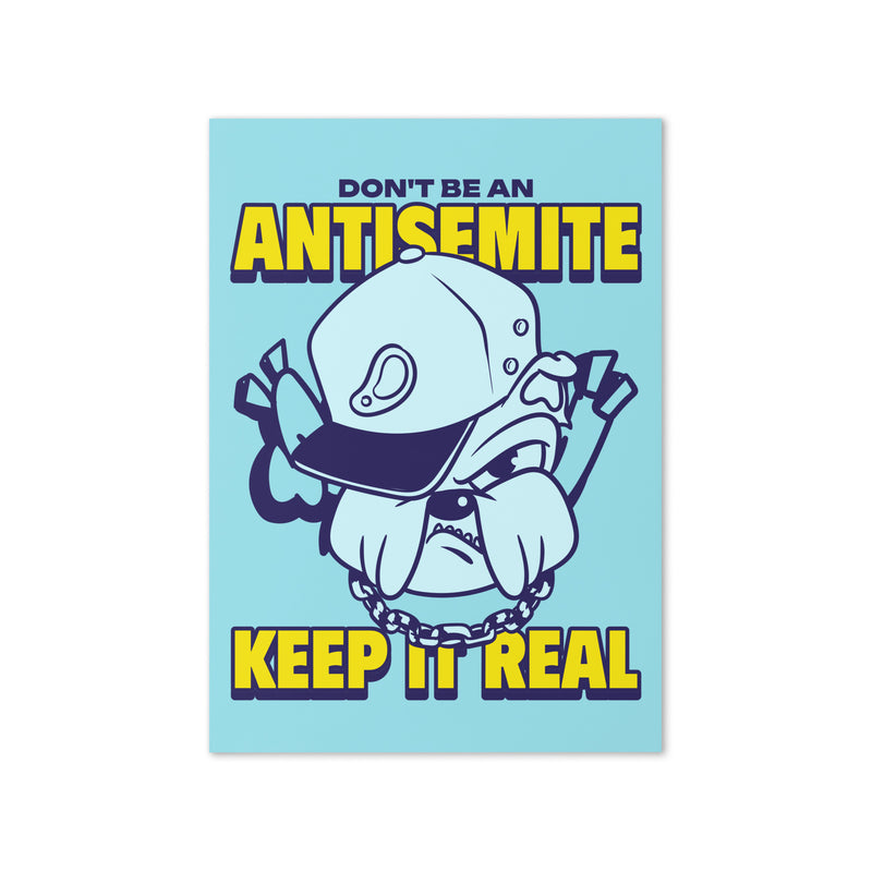 Streetart Graffiti Cartoon | Antisemitism | Greeting Card