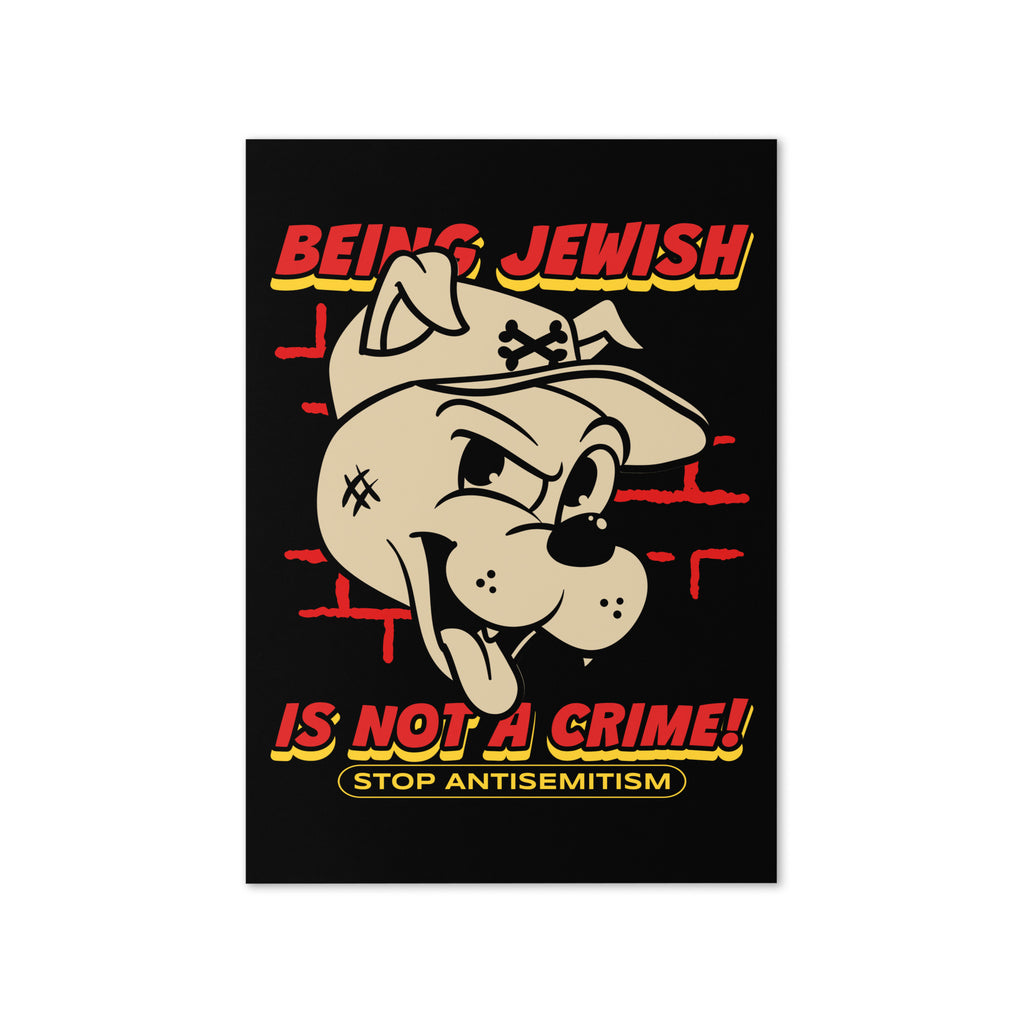 Streetart Graffiti Cartoon | Antisemitism | Greeting Card